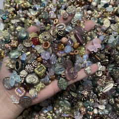 Vintage Now Bulk Jewelry bead Lot 130Pc ALL Brand New Untested 200+Mix and Matc