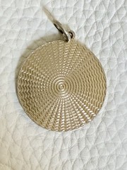 Vintage Bowling Pins & Ball Charm Pendant Circa 1950-1970 Gold Tone 1” Diameter