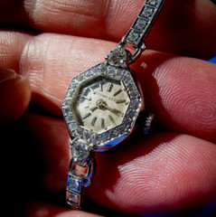 ORIGINAL TIFFANY & Co Antique Art Deco DIAMOND PLATINUM Cocktail WATCH Antique