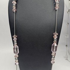 Vintage 21 pc. Silver Pink Jewelry Lot Claiborne Napier Klein Necklace Earring