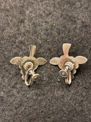 ICONIC VINTAGE MEXICO STERLING 925 GRAPE PIN & EARRINGS SET *10.7 gm*