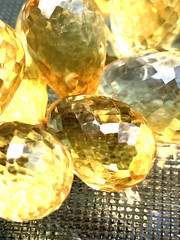 Genuine Citrine Faceted Teardrop Beads Link, Supreme Quality, Natural, Undyed