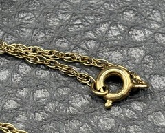 HUGE Vermeil Sterling Silver Cross Pendant And Gold Filled Chain Necklace 28”
