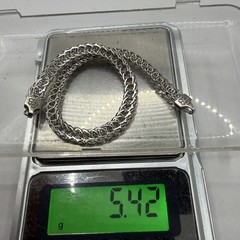 Vintage 925 Sterling Silver Bracelet 21cm 5.42g Delicate Chain Hallmarked Unisex