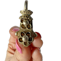 Vintage Victorian Amulet Fob Charm Hand Crafted 8.62 grams Sterling?