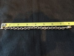 #714 VINTAGE STERLING SILVER MEXICO BRACELET-925–NICE