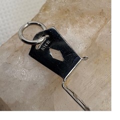 Vintage Sterling Silver Rocking Chair Charm Miniature 3D Furniture Pendant 0.66g