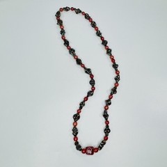 4 Vintage Costume Necklaces Varied Lengths Colors And Shapes All Wearable