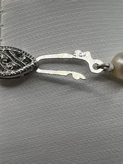 Vtg. 19” Mid-Century Graduated Cultured Akoya Pearl Necklace 14k clasp 4.2-8mm
