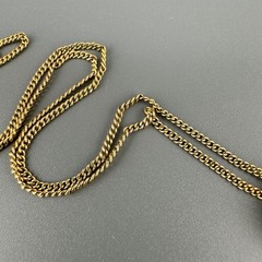 Vintage Eagle Pendant Necklace Gold Tone Figural Bird Signed 18″ Chain Box Clasp