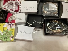 Vintage AVON Jewelry Lot In Original Boxes 39 pieces 3#8 ozs 2014 -2022