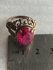 Rings silver 875 gold Plated Russian Soviet Silver vintage USSR old
