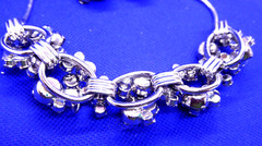 JULIANA 5 LINK BLACK DIAMOND &CLEAR RHINESTONE PARUE SET