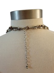 Ethnic Metal Wood Beads 2 Layered 18″ + 3.5″ Extender