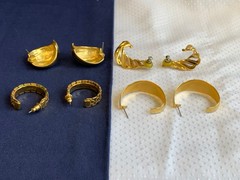 Vtg Earring Lot Jewelry Rama Liz Claiborne Monet Napier Enamel Rhinestone