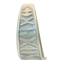 Eik Tinn Pewter Norway Cuff Bracelet Viking Modernist Scandanavian Vintage