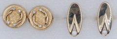 Vintage Mid Century Modern Swank Gold Tone Cufflinks & Tie Bar 10 Piece Lot
