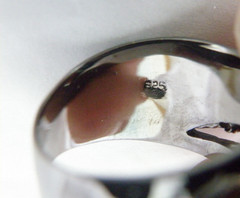 Brutalist Sterling Silver 925 Raw Natural Sapphire Modernist Size 9 Ring