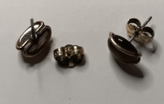 Vintage Avon 14K Gold Filled Tiger’s Eye Stud Earrings – Excellent Condition