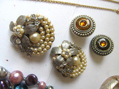 LOT Vintage Estate Costume Jewelry MONET CAMEO Avon Beau Jewels JULIANA