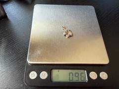 0.96g Vintage Sterling Silver 925 Flower Blossom Pendant Five Petal Floral M