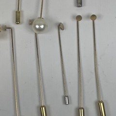 Lot of 13 Vintage Lot Pins Jewelry Novelty Assorted Colors Shapes Materials