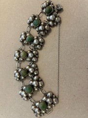 Art Nouveau/Art Deco Mexican Solid Silver Silver Bracelet