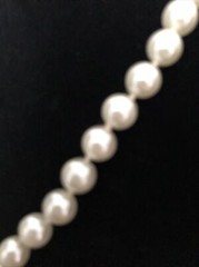 Faux Pearl 18” Necklace Glass Vintage Revlon Classic Elegant
