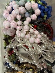 7+ lbs ESTATE Huge Lot Costume Jewelry VTG Now Art Craft RESELLERS LOT05A062026A