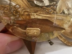 Vintage 1990-John Wind Maximal Art-Large Mixed Metal Travelers Pin/Brooch