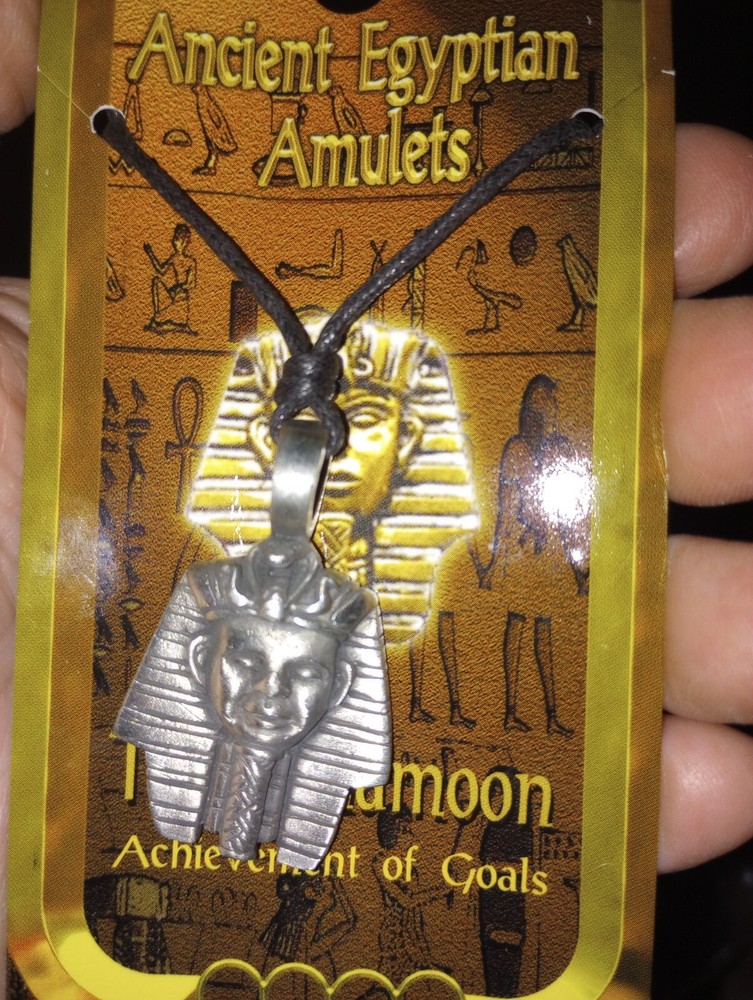 3 Tutankhamun King Tut Egyptian Pendant Lot Power Protection Achievement reg $40