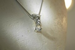 9MM DELUZE VINTAGE HEAVY SOLID CORE 925 SILVER HAWAIIAN TIKI SMALL PENDANT ~8gr