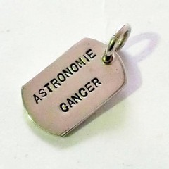 Silver Constellation Pendant Top Cancer Vintage Unisex Not specified
