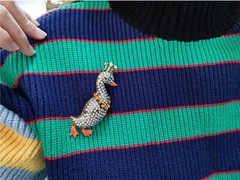 Rhinestone Duck Animal Brooch Pin for Women Gold Plated Fashion Crystal Queen…