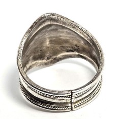 Nepalese Nepal Detailed traditional tribal sterling silver vintage ring size 6.5