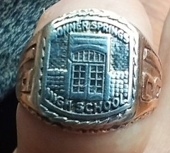 Vintage ArtDeco 1931 Bonner High School Signet Ring 10KGold 6 Grms Rare PreWWII