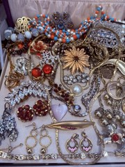 Vintage Estate Costume Jewelry Lot! SARAH COV, AVON and more!