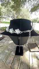 VTG Coro Silvertone Ivy Leaf Link Adjustable Choker Necklace