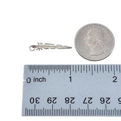 Vintage Sterling Silver 925 Feather Charm