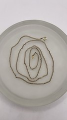 Vintage 1/20 12K Gold Filled Curb Chain Necklace 24-inch