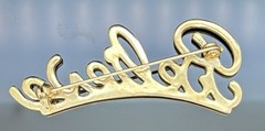 4 Vintage Gold And Silver Brooches