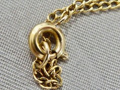 VICTORIAN 14K Y GOLD FILLED SHOOTING STARS LOCKET 1 1/4″ NECKLACE 1874 DATE