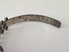Vintage Nickel Silver – NAVAJO Signed SANFORD Stamped Cuff Adjustable Bracelet