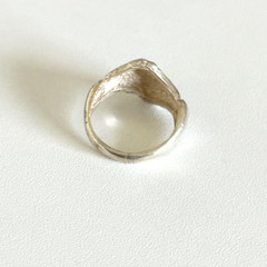 Vintage 925 Sterling Silver Smiling Facing Unique Band Ring Size 6.25
