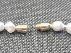 Vintage Pearl Imitation Necklace 22in.