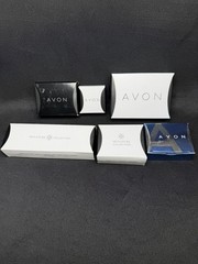 AVON set (necklace, earrings, watch), 6 pieces. Non-precious metal