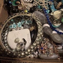 Vintage to Now Jewelry Lot, All Wearable Untested. No Junk. Box D9