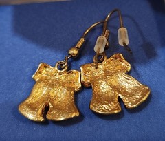 Vintage Christmas Bells Earrings, Vintage Avon Earrings, Holiday Jewelry