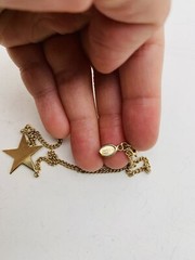 Vintage Avon Gold Tone Star Celestial Dainty Everyday Choker Adjustable Necklace