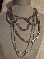 Vintage EXPRESS MULTI LAYERED CHOKER. RARE!